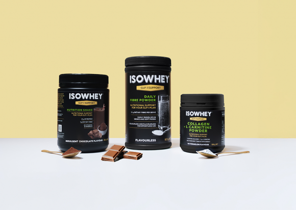 IsoWhey nutrition powder range